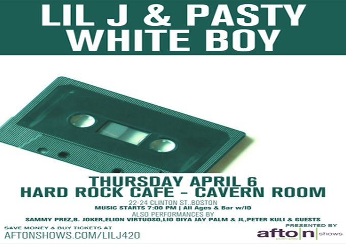 LIL J & PASTY WHITE BOY TO PERFORM LIVE AT THE HARD ROCK CAFE BOSTON!