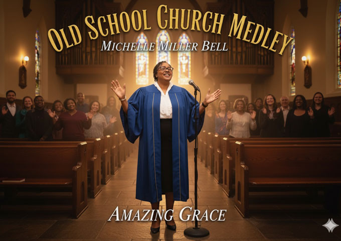 Feel the Spirit Move: Michelle Miller Bell Reimagines “Amazing Grace” in Her Uplifting “Old School Church Medley”